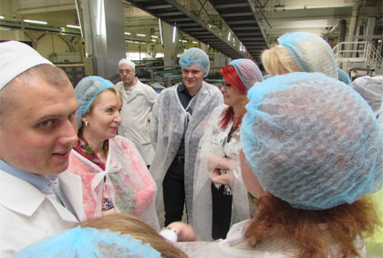 На фабрике «Слодыч» прошла встреча с представителями крупнейших объектов торговли Беларуси